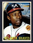 Hank Aaron '74 Atlanta Braves Monarch Card