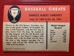 1961 Fleer Baseball Greats Charles Comiskey Card