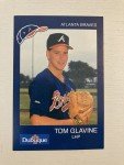 1989 Tom Glavine Atlanta Braves Stadium Giveaway Card