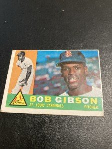 1960 Topps Bob Gibson Baseball Card #73