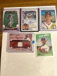 Atlanta Braves 5 Card Mystery Pack with Autograph
