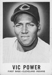 1960 Leaf Baseball Card #65 Vic Power