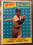 1958 Topps Ernie Banks All-Star #482 Cubs Card