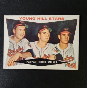 1960 Topps Baseball #399 Young Hill Stars Card