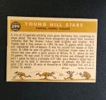 1960 Topps Baseball #399 Young Hill Stars Card