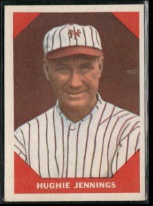 1960 Fleer Baseball Greats Hughie Jennings Card