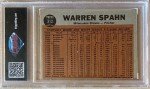 Warren Spahn 1962 Topps #312 Baseball Card