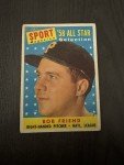 1958 Topps All-Star Baseball Card #492 Bob Friend