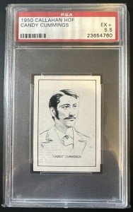 1950 Callahan Candy Cummings Sports Card PSA 5.5