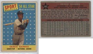 1958 Topps Ernie Banks All-Star Card #482