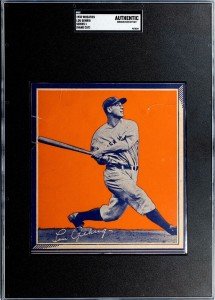 1935 Lou Gehrig Wheaties New York Yankees Card