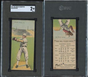 1911 T201 Mecca Double Folder Ed Walsh/Payne