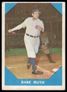 1960 Fleer Babe Ruth Baseball Card #3