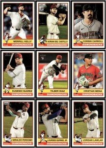 2025 Topps Heritage Arizona Diamondbacks Team Set