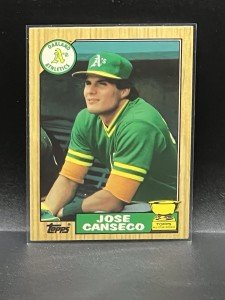 1987 Topps Tiffany Jose Canseco #620 Card