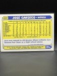 1987 Topps Tiffany Jose Canseco #620 Card