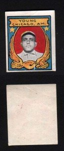 1911 Helmar Stamps Irv Young Card
