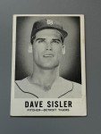 1960 Leaf Baseball Card #64 Dave Sisler