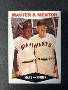 1960 Topps Mays-Rigney Card - Centered & Sharp