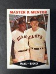 1960 Topps Mays-Rigney Card - Centered & Sharp