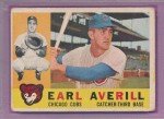 Earl Averill 1960 Venezuela Topps #39 Card