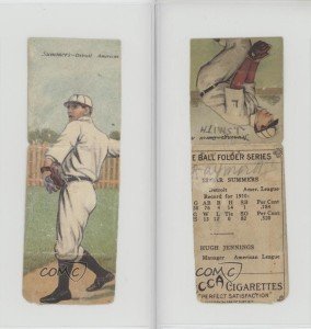 Hughie Jennings & Ed Summers 1911 Mecca Double Folders