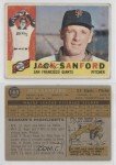 1960 Topps Jack Sanford #165 Venezuelan Card