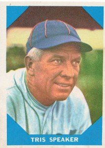 Tris Speaker 1960 Fleer Baseball Card #10