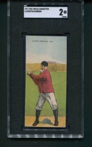1911 T201 Mecca Nap Lajoie & Falkenberg Cards