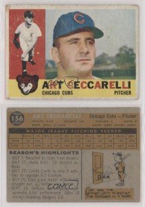 1960 Topps Venezuelan Art Ceccarelli Card #156