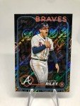 Austin Riley 2024 Topps Foil Card #595 Braves