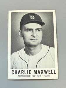 1960 Leaf Baseball Charlie Maxwell Card #48