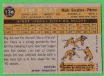 1960 Topps Jim Kaat Rookie Card Washington Senators