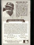 Babe Ruth 1972 Kellogg's 3-D Baseball Card