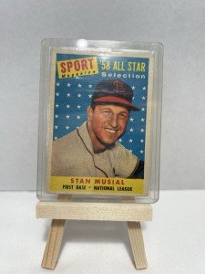 1958 Topps Sport Magazine Stan Musial All Star #476
