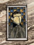1909 T206 Honus Wagner Stained Glass Artwork