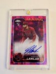 2024 Topps Chrome Jordan Lawlar Lava Rookie Auto #/299