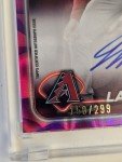 2024 Topps Chrome Jordan Lawlar Lava Rookie Auto #/299