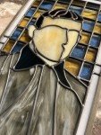 1909 T206 Honus Wagner Stained Glass Artwork