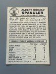 1960 Leaf Al Spangler Baseball Card #38
