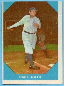 Babe Ruth 1960 Fleer #3 Sports Card