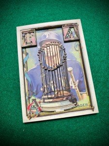 2023 World Series Baseball Card: Rangers vs Diamondbacks