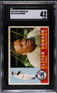 Elston Howard 1960 Topps Venezuelan Yankees Card