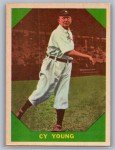 Cy Young 1960 Fleer Baseball Card #47
