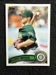 Joey Devine 2011 Topps Update Oakland Athletics Card