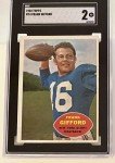 1960 Topps Frank Gifford #74 Sports Card