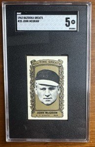 1963 Bazooka John McGraw #20 Sports Card