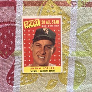 1958 Topps Sport Magazine All-Star Sherm Lollar #491