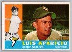 1960 Topps Luis Aparicio White Sox Card