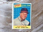 1958 Topps Stan Musial All-Star Sports Card